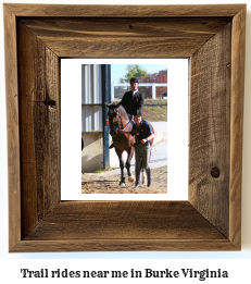 trail rides near me in Burke, Virginia